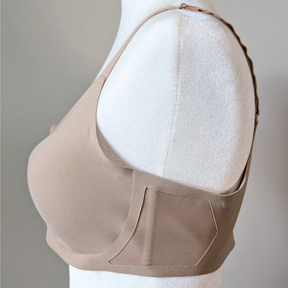 Honeylove CrossOver Bra Size Medium Sand Wireless Lightly Padded Convertible - Picture 2 of 7